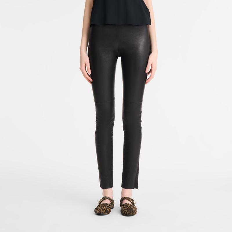 Trousers Black - Leather