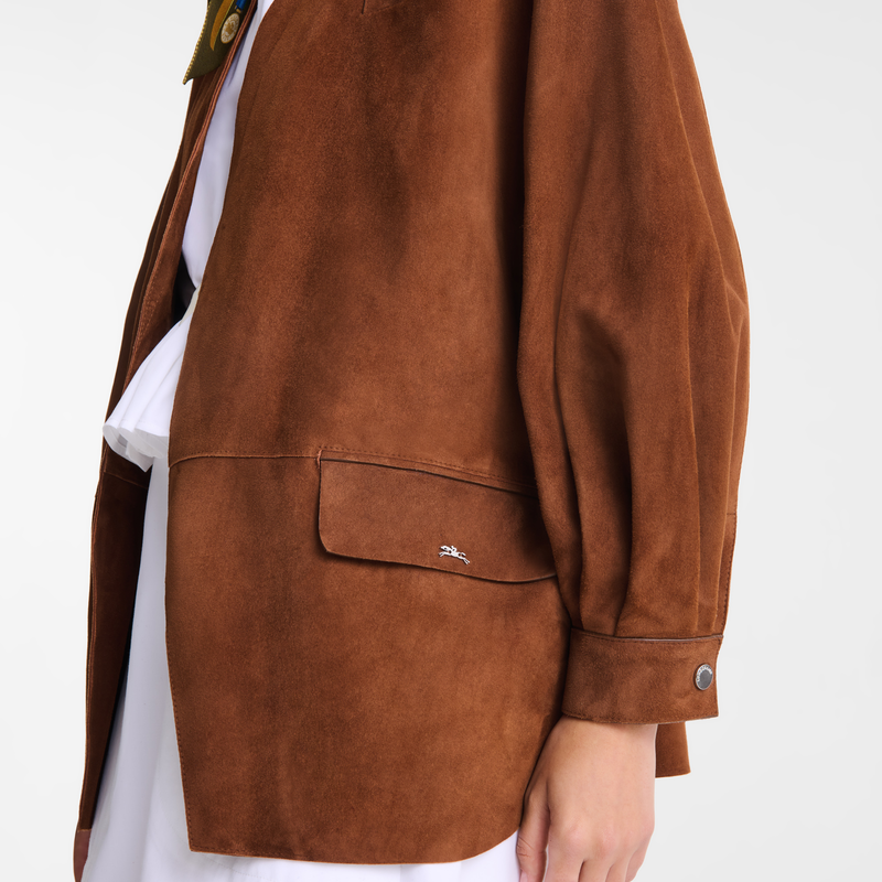 Jacket Chocolate - Leather