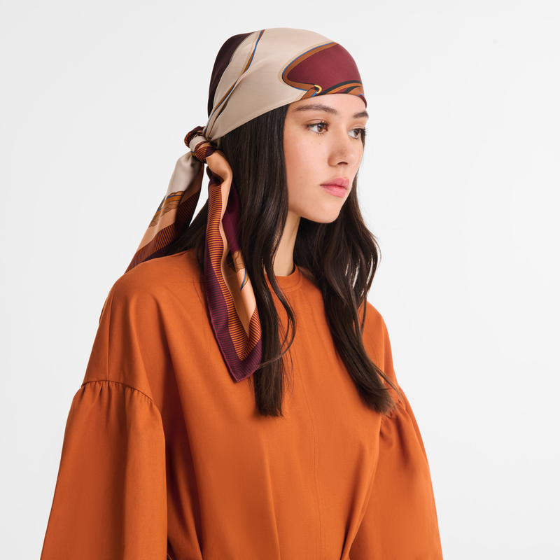 A toute Allure Silk scarf 90 Pomegranate - Silk