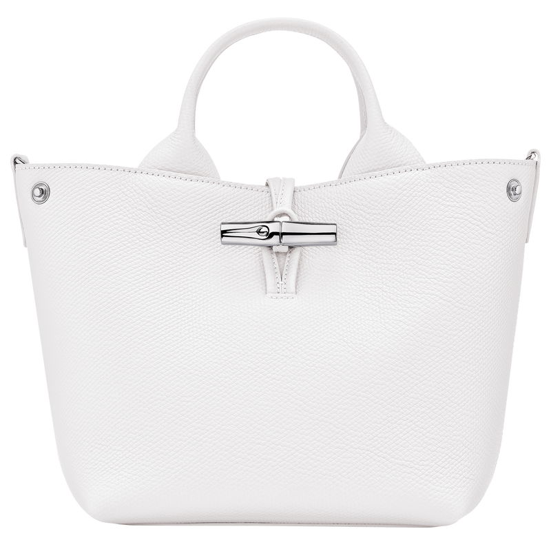 Le Roseau S Handbag White - Leather