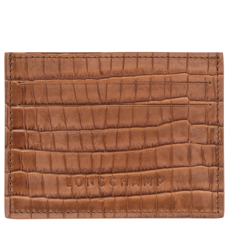 Longchamp Pocket Card holder Cashew - Leather