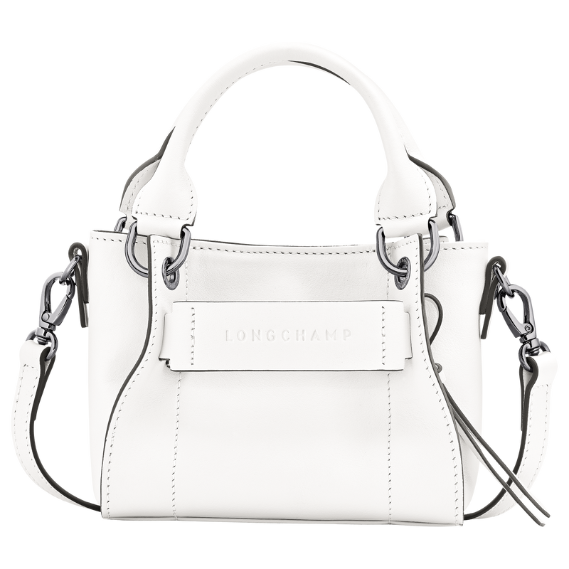 Longchamp 3D XS Handbag White - Leather