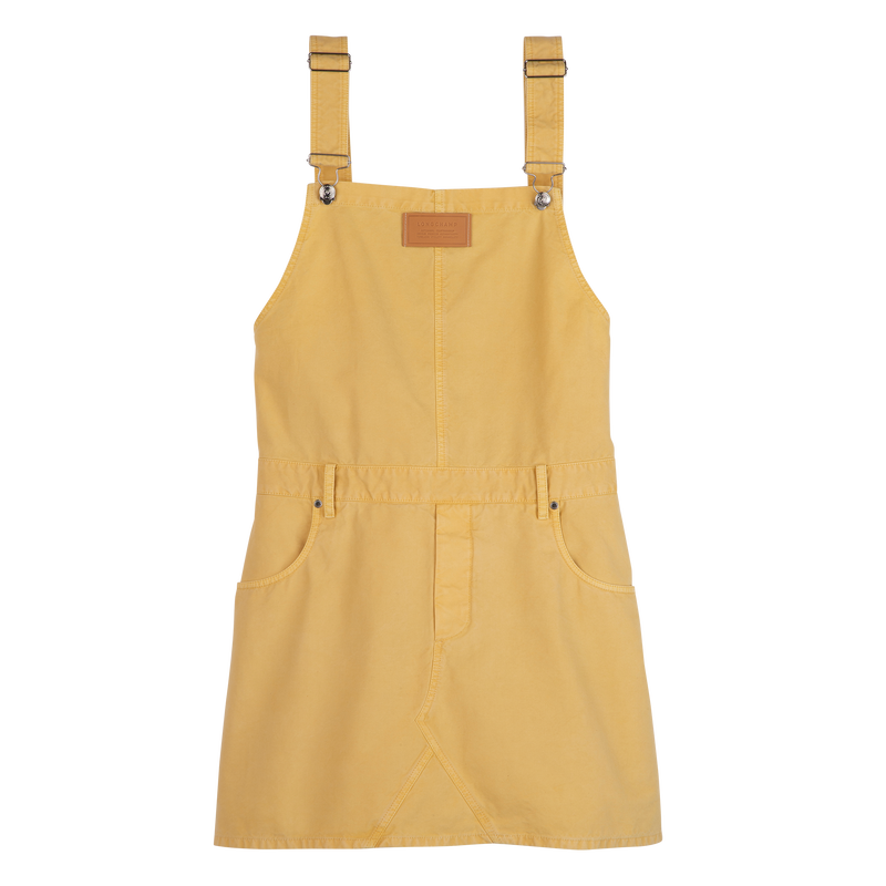 Dress Yellow Chick - Overdyed cotton