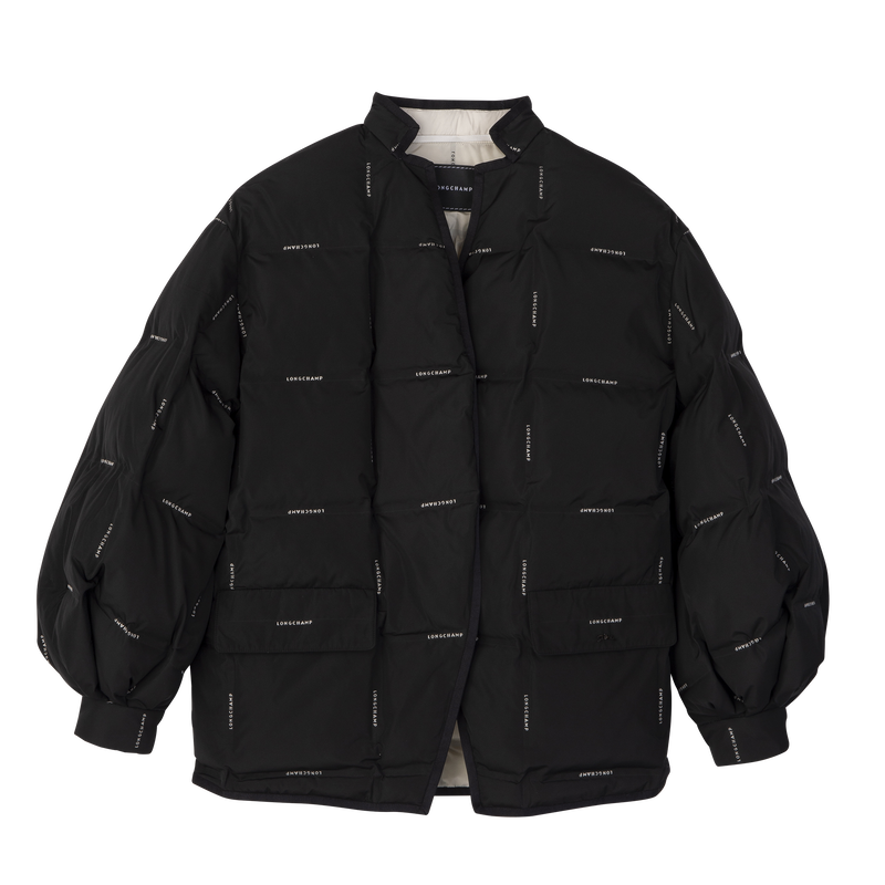 Jacket Black - Quilted techno-taffeta