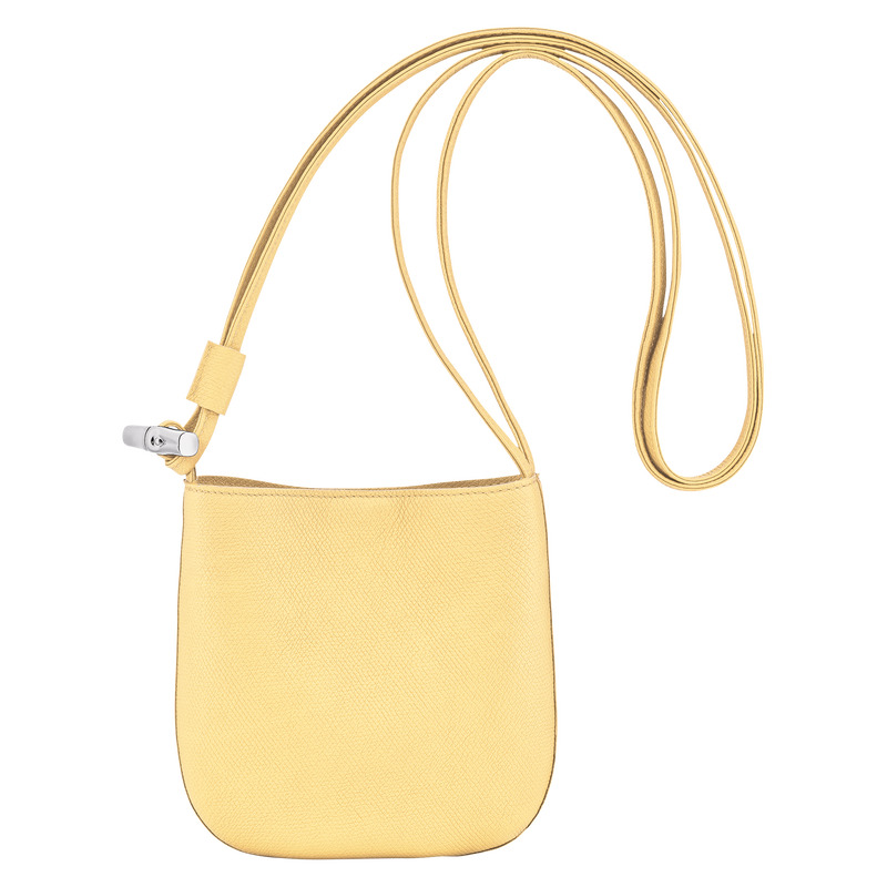 Le Roseau S Crossbody bag Yellow Chick - Leather