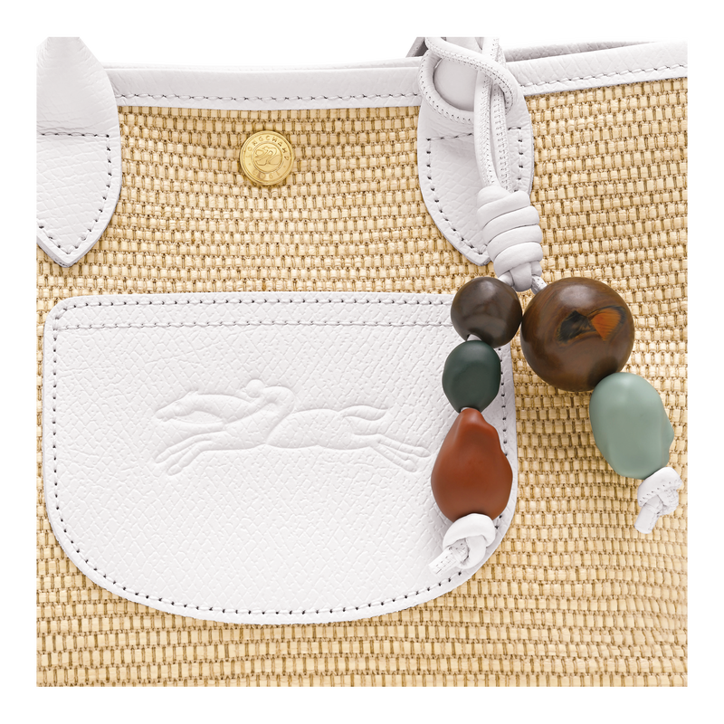 Le Pliage Collection XS Basket bag White - Canvas