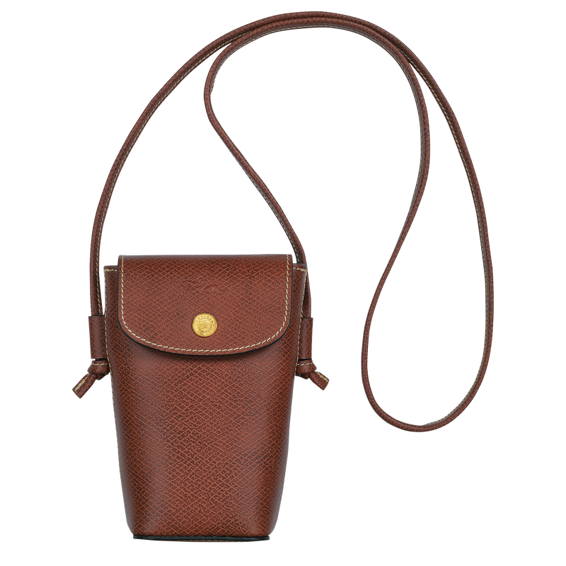 Épure Phone case with leather lace Brown - Leather