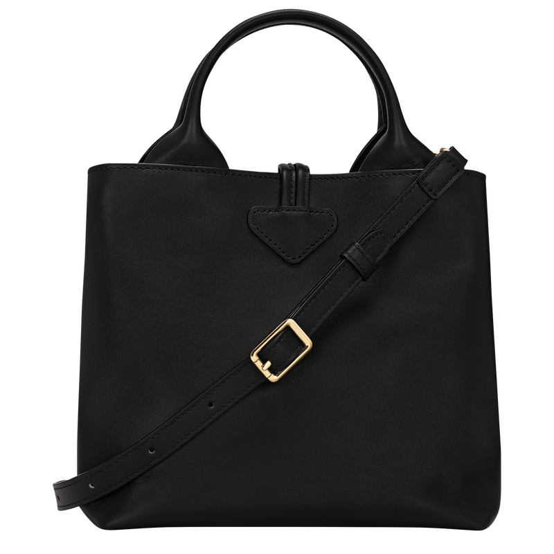 Le Roseau S Handbag Black - Leather