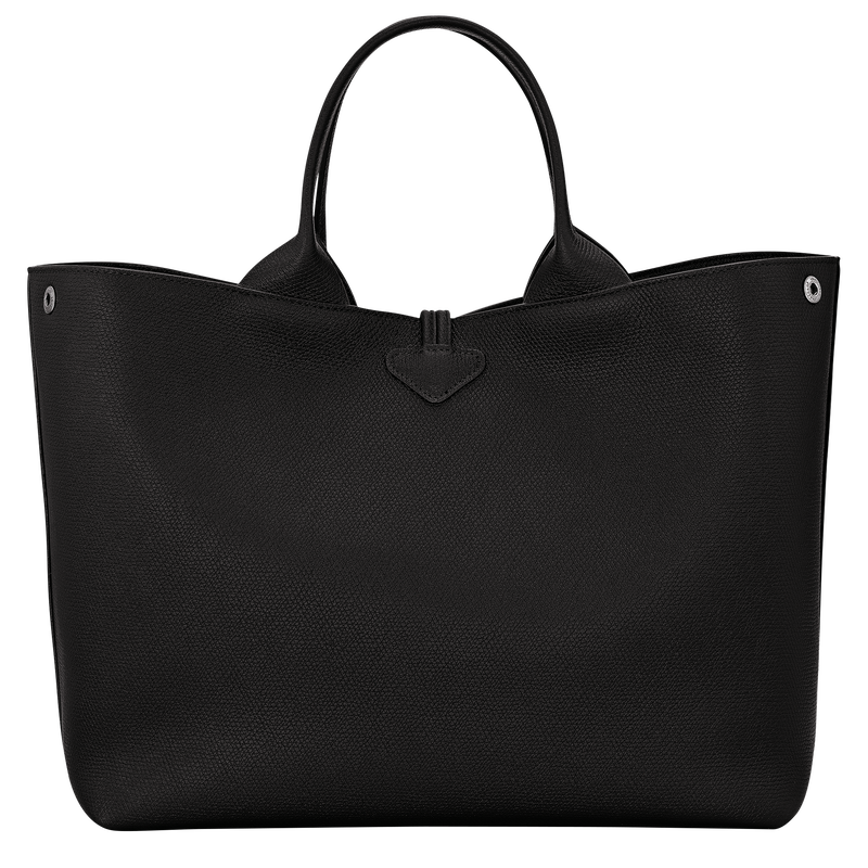 Le Roseau L Handbag Black - Leather