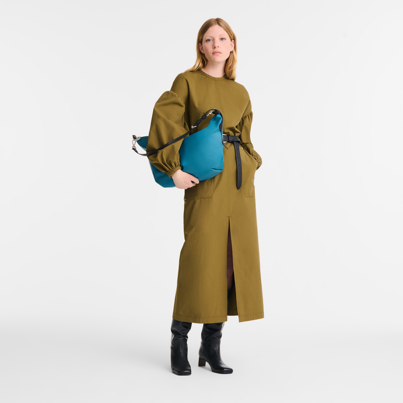 Le Slouchy M Hobo bag Peacock - Canvas