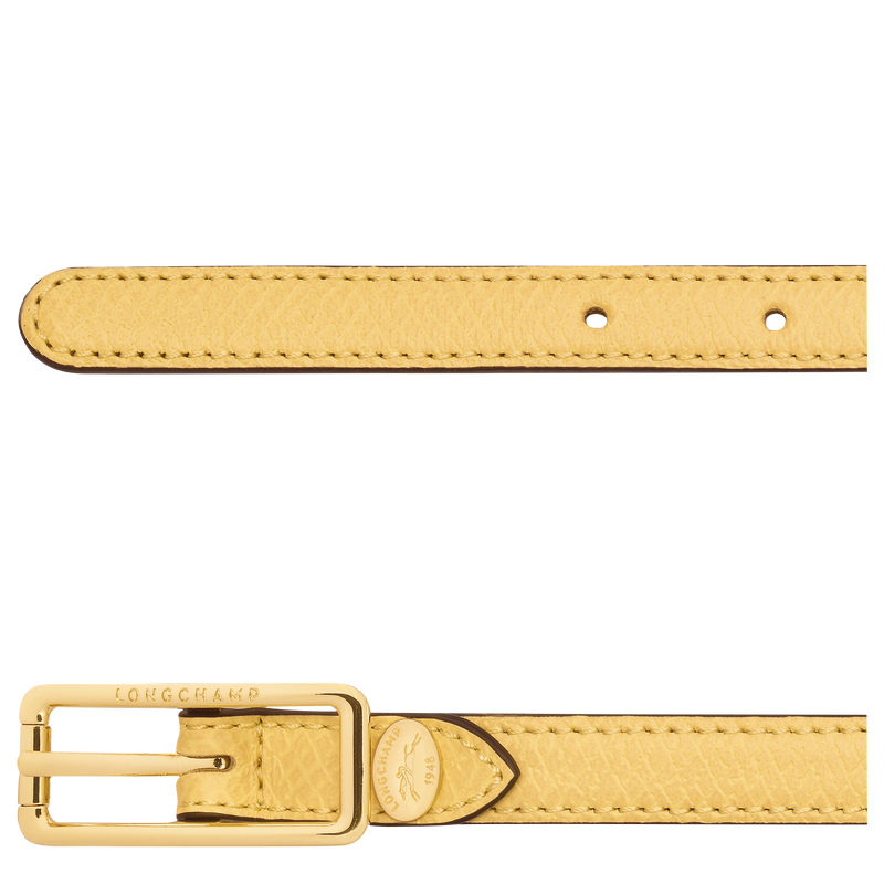 Épure Ladies' belt Yellow Chick - Leather