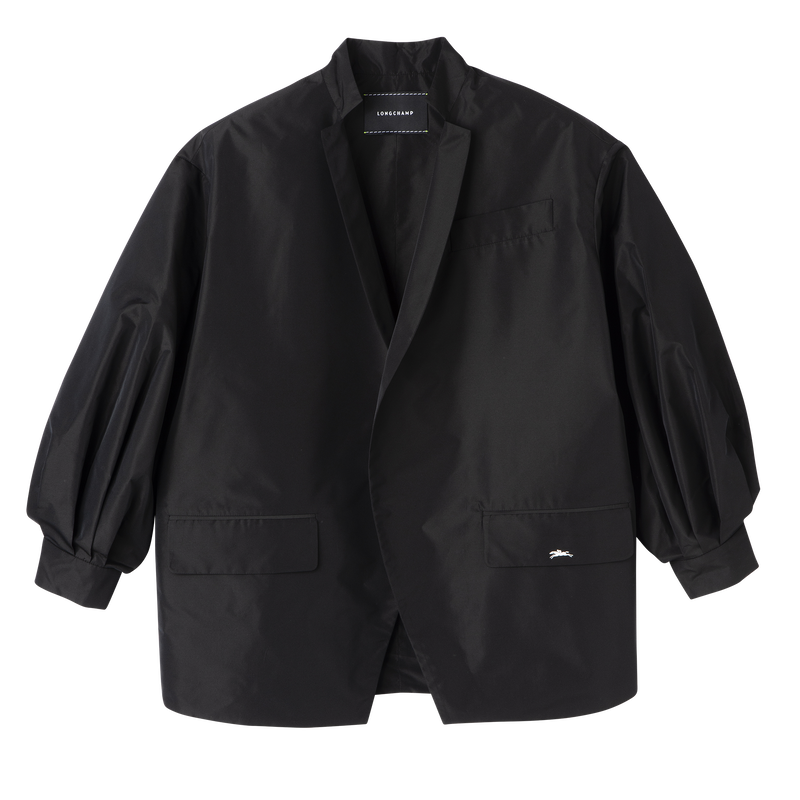Kimono jacket Black - Technical taffeta