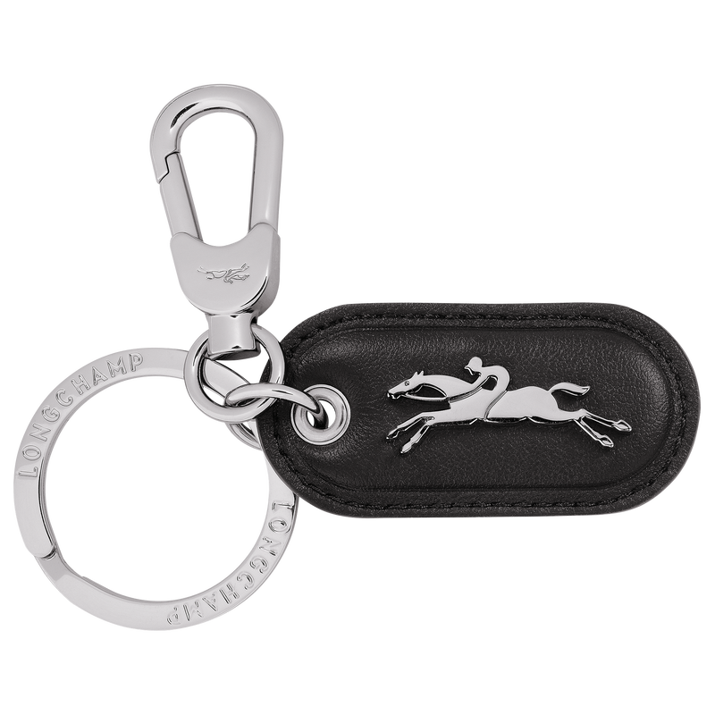 Le Pliage Xtra Key ring Black - Leather