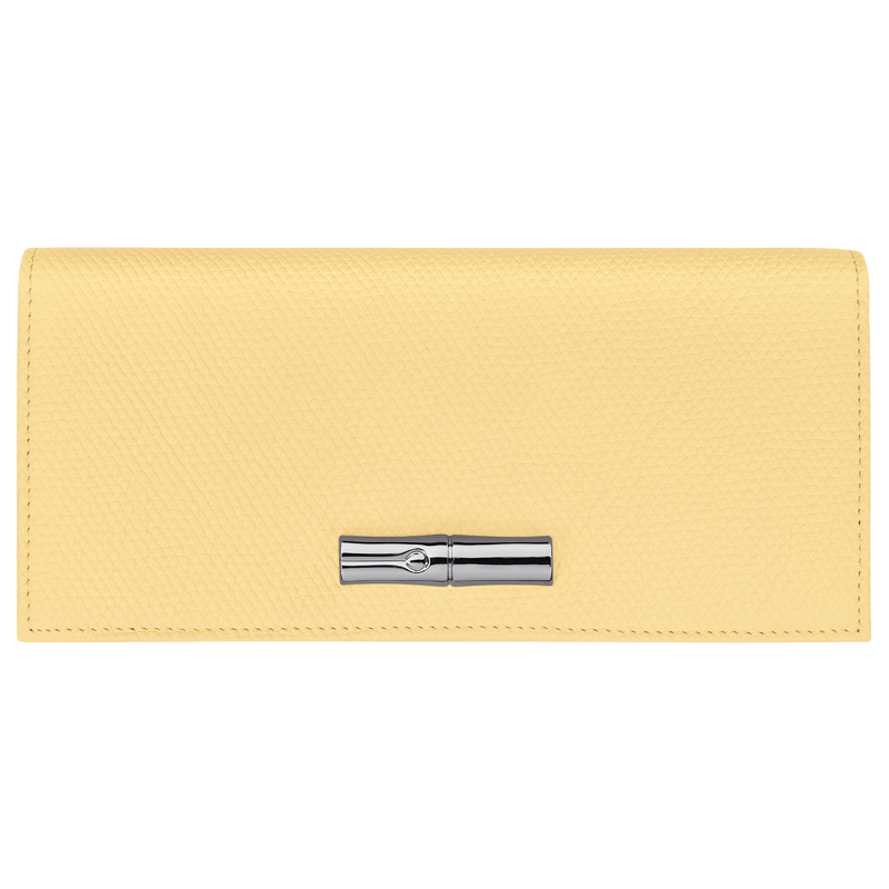 Le Roseau Long continental wallet Yellow Chick - Leather