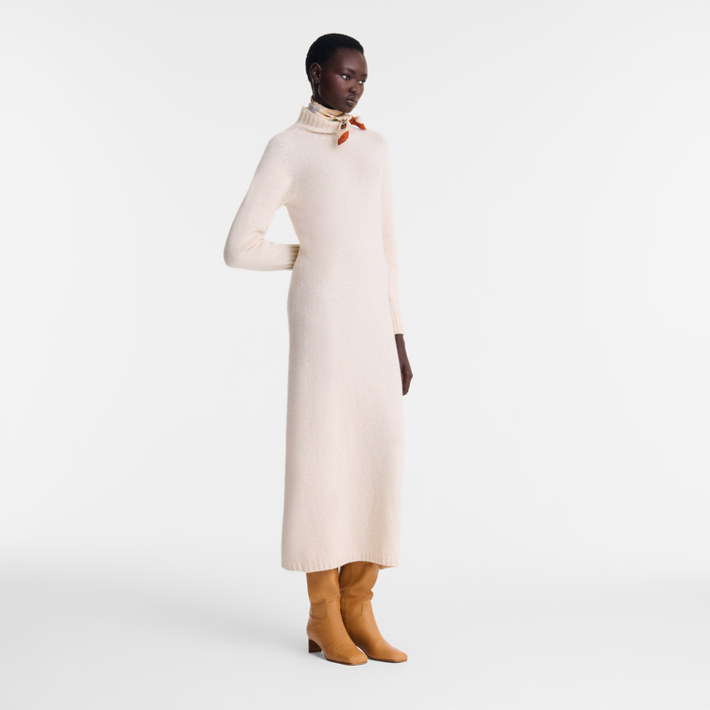 Long dress Ecru - Knit