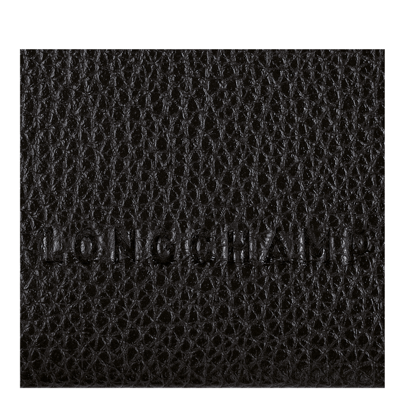 Le Foulonné Card holder Black - Leather