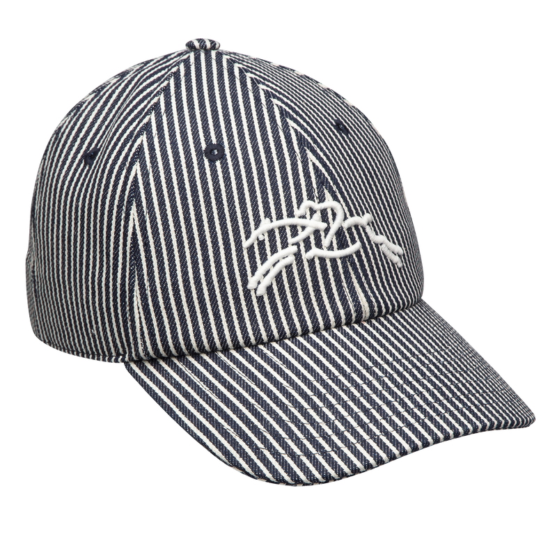 Cap Navy - Jacquard stripes
