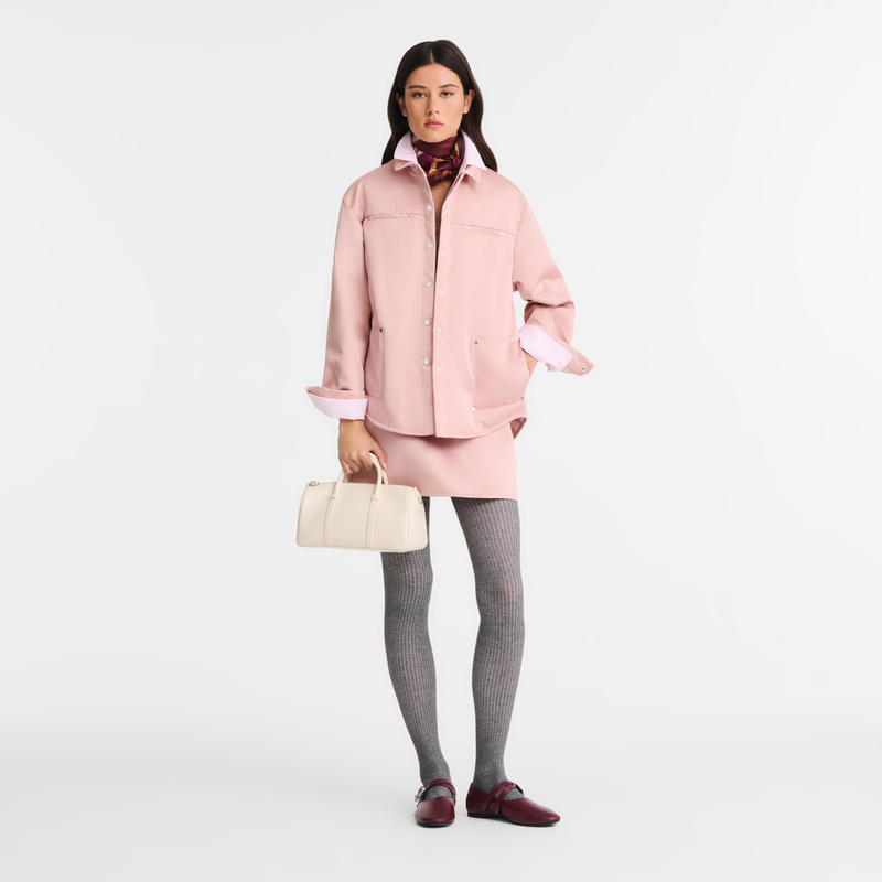 Daylong M Handbag Ecru - Leather