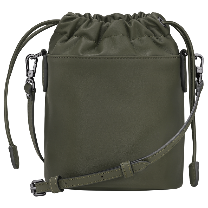 Le Pliage Xtra XS Bucket bag Fir - Leather