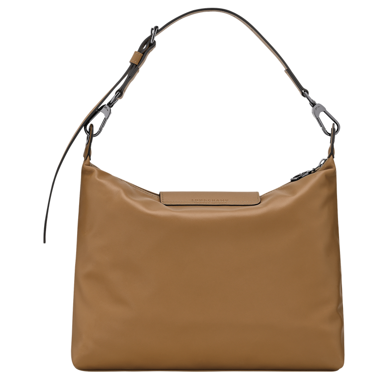 Le Pliage Xtra M Hobo bag Tobacco - Leather