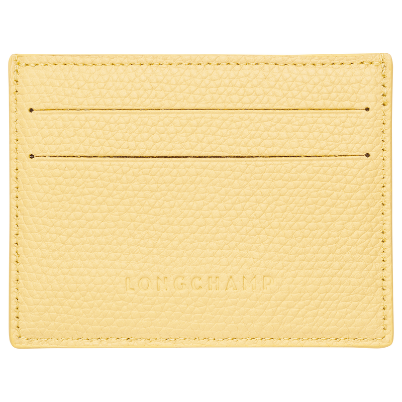 Le Roseau Card holder Yellow Chick - Leather