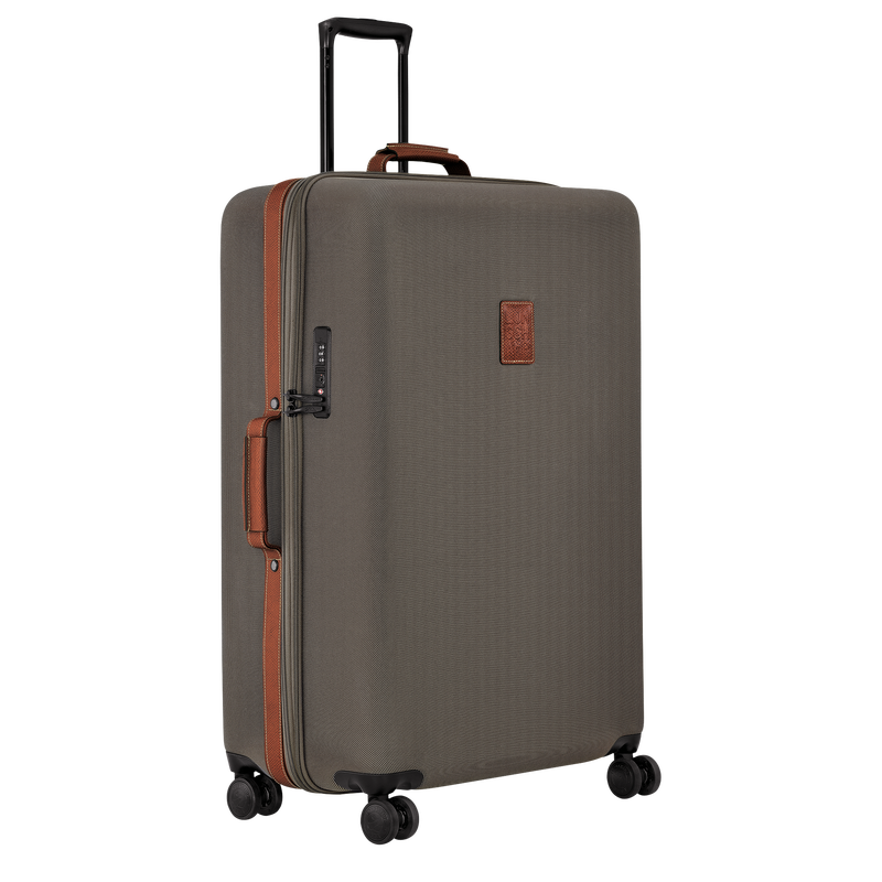 Boxford XL Suitcase Brown - Recycled canvas