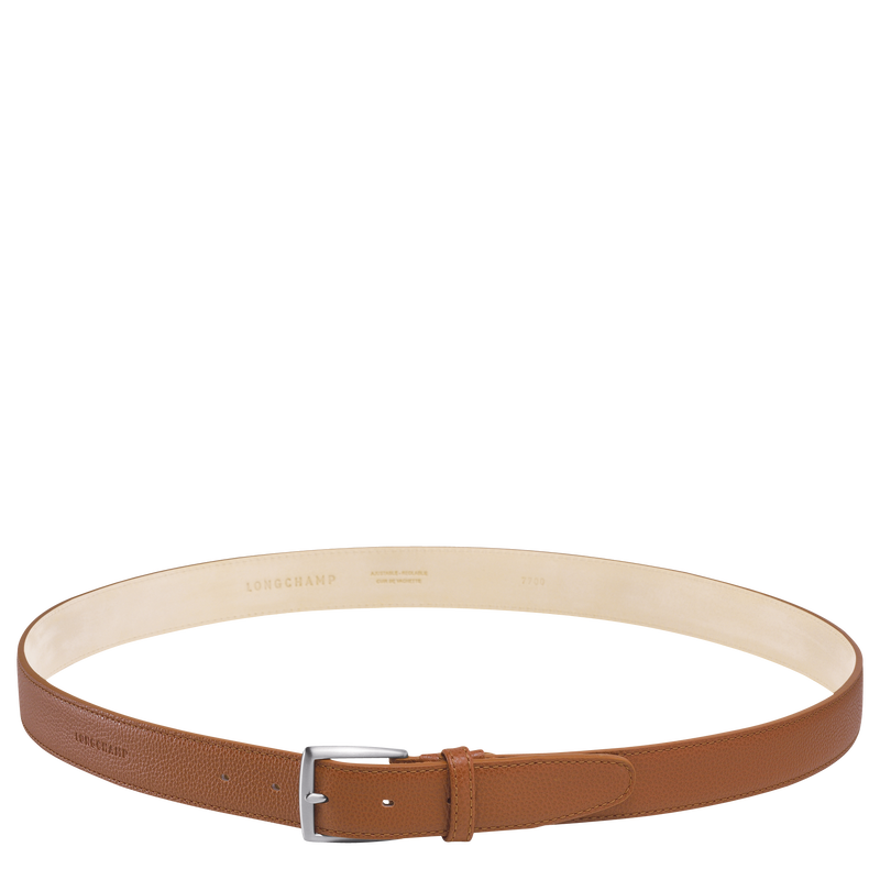 Le Foulonné Men's belt Caramel - Leather