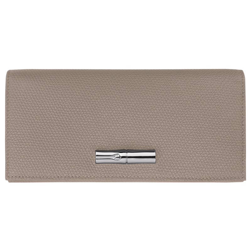 Le Roseau Long continental wallet Clay - Leather