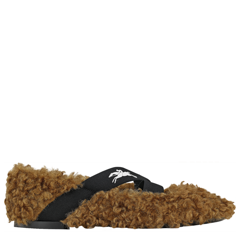 Energy Ballerinas Nutmeg - Faux fur