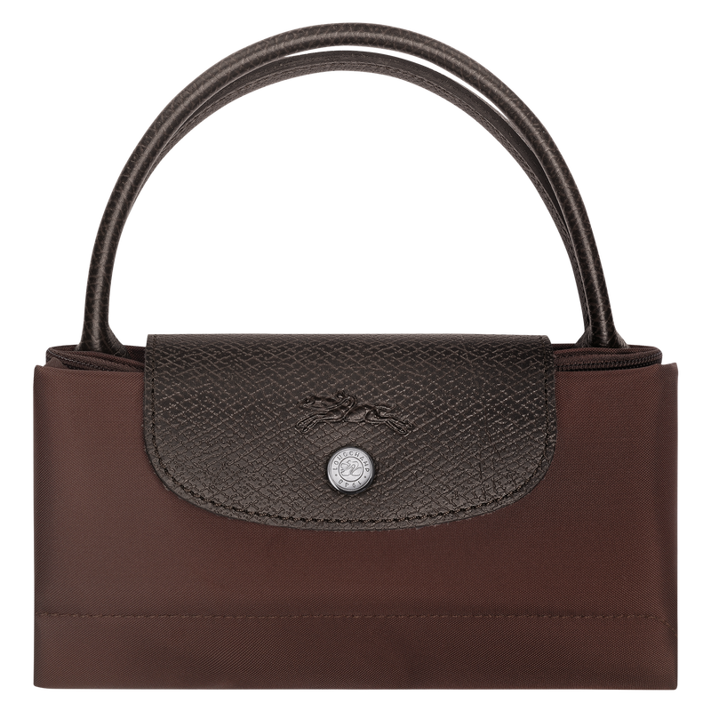 Le Pliage Green S Handbag Mocha - Recycled canvas
