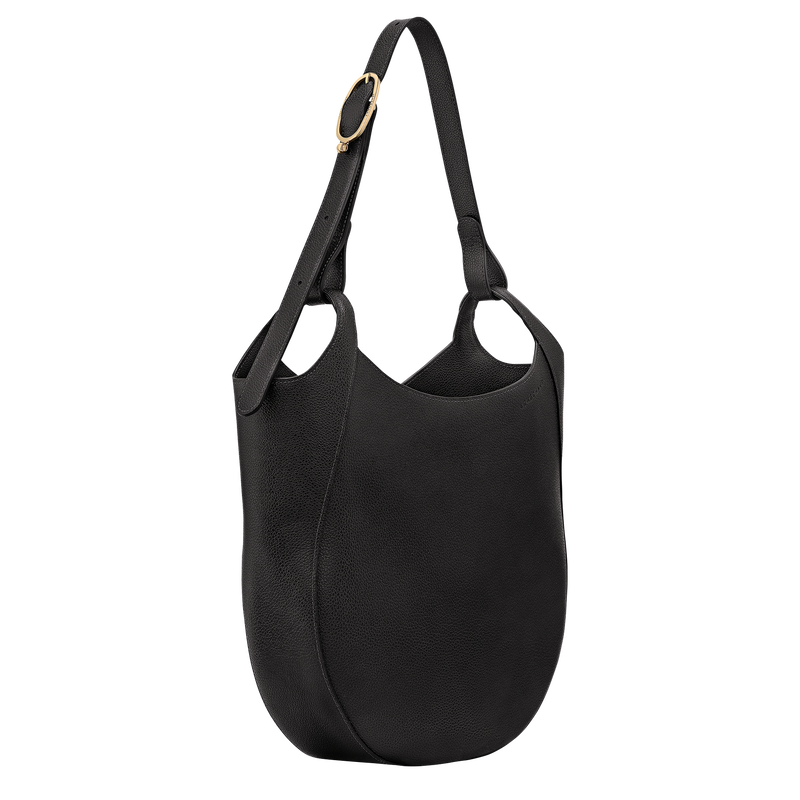 Le Foulonné L Hobo bag Black - Leather