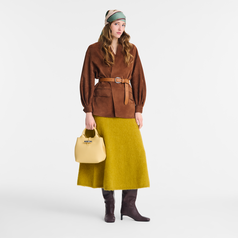 Le Roseau S Handbag Yellow Chick - Leather