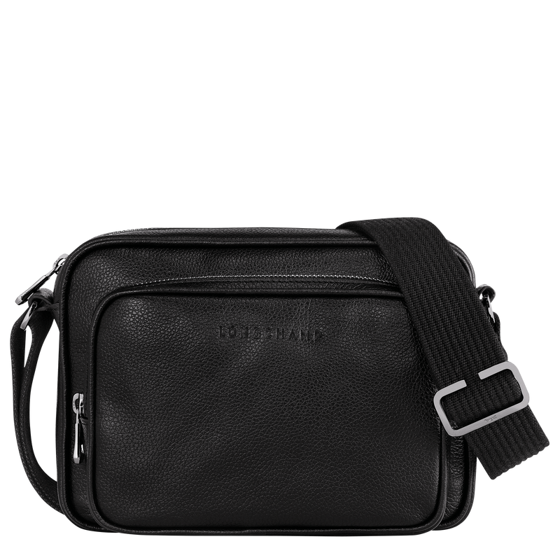 Le Foulonné S Camera bag Black - Leather