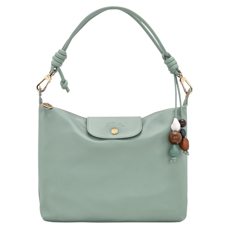 Le Pliage Xtra M Hobo bag Celadon - Leather