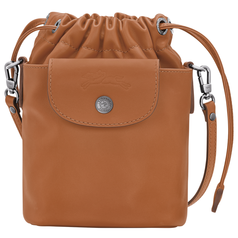 Le Pliage Xtra XS Bucket bag Cashew - Leather