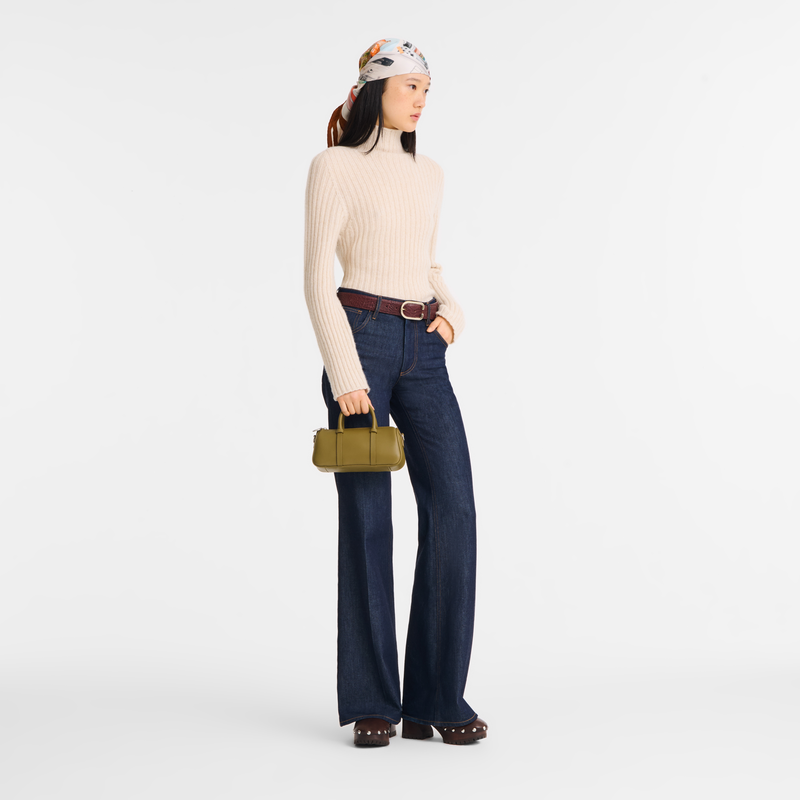 Daylong S Handbag Olive - Leather