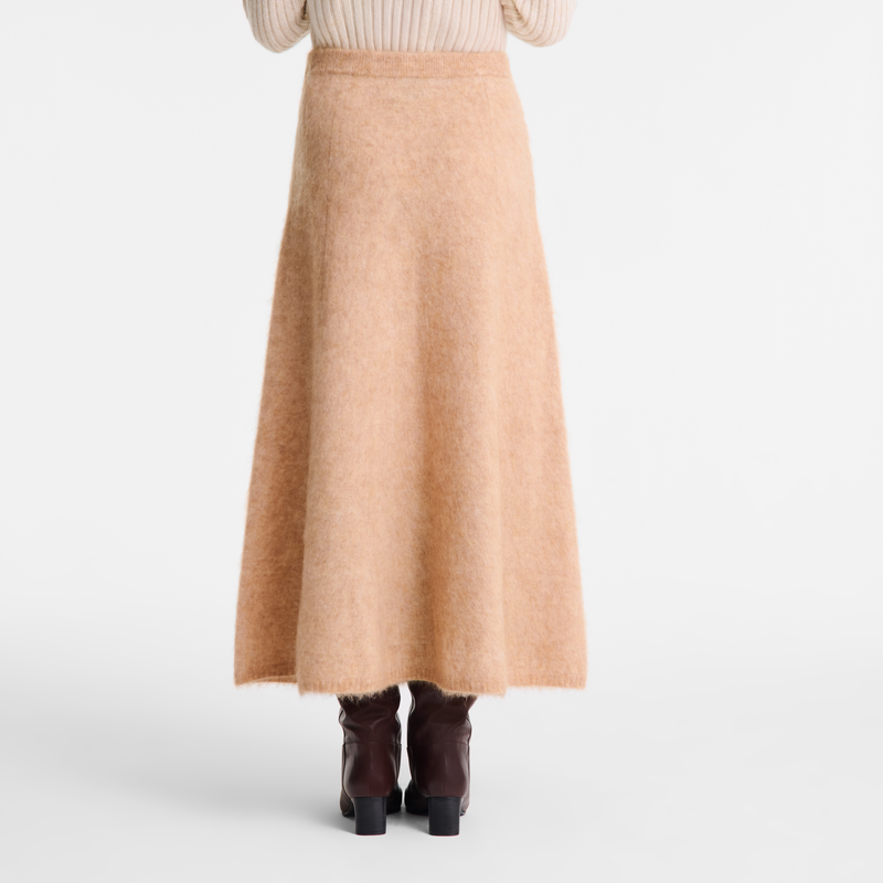 Midi skirt Biscuit - Knit