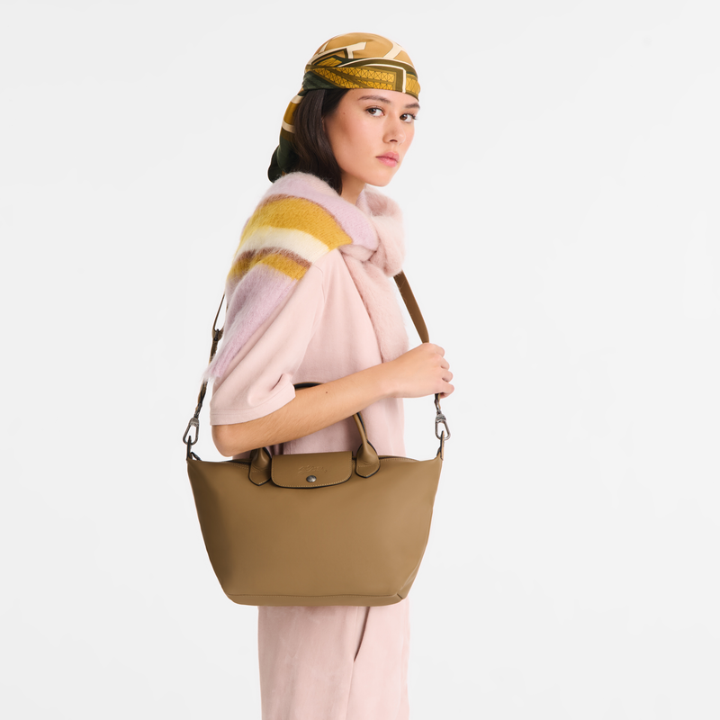 Le Pliage Xtra S Handbag Tobacco - Leather