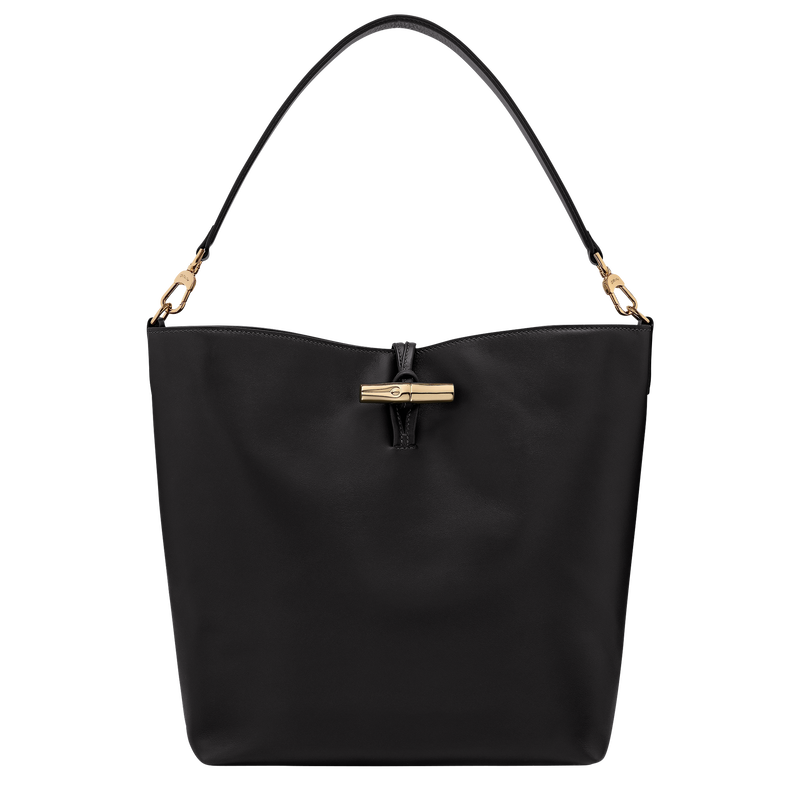 Le Roseau M Hobo bag Black - Leather