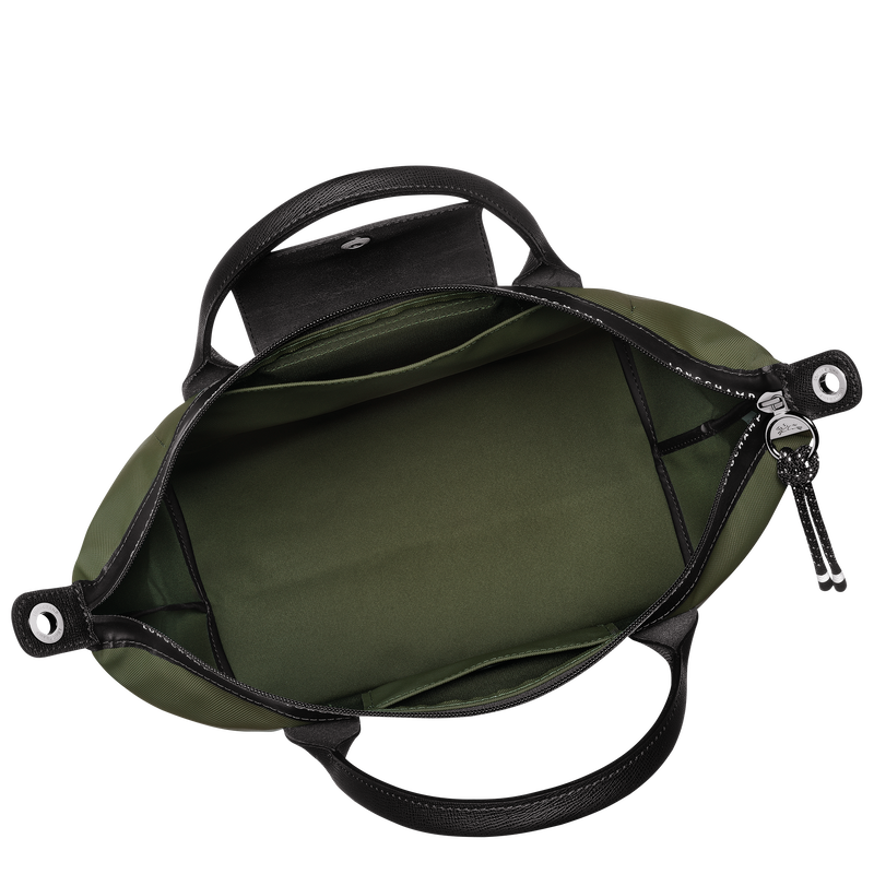 Le Pliage Energy L Handbag Khaki - Recycled canvas