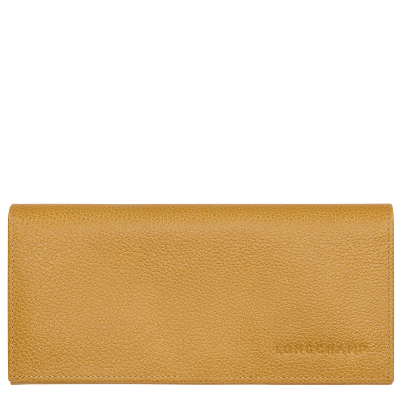 Le Foulonné Long continental wallet Nutmeg - Leather