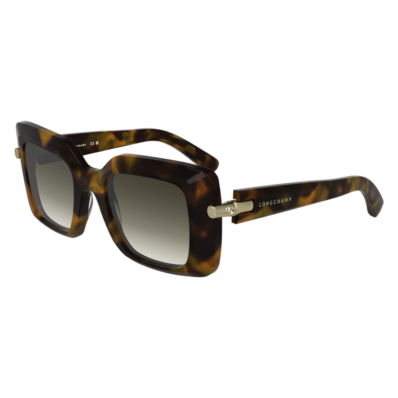 Sunglasses Havana Brown/Green - Acetate