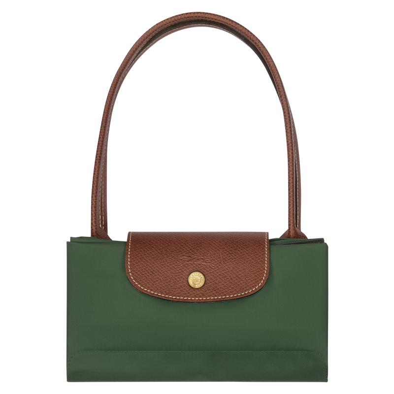Le Pliage Original L Tote bag British Green - Recycled canvas