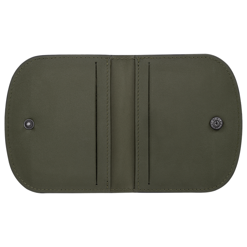 Le Pliage Xtra Card holder Fir - Leather