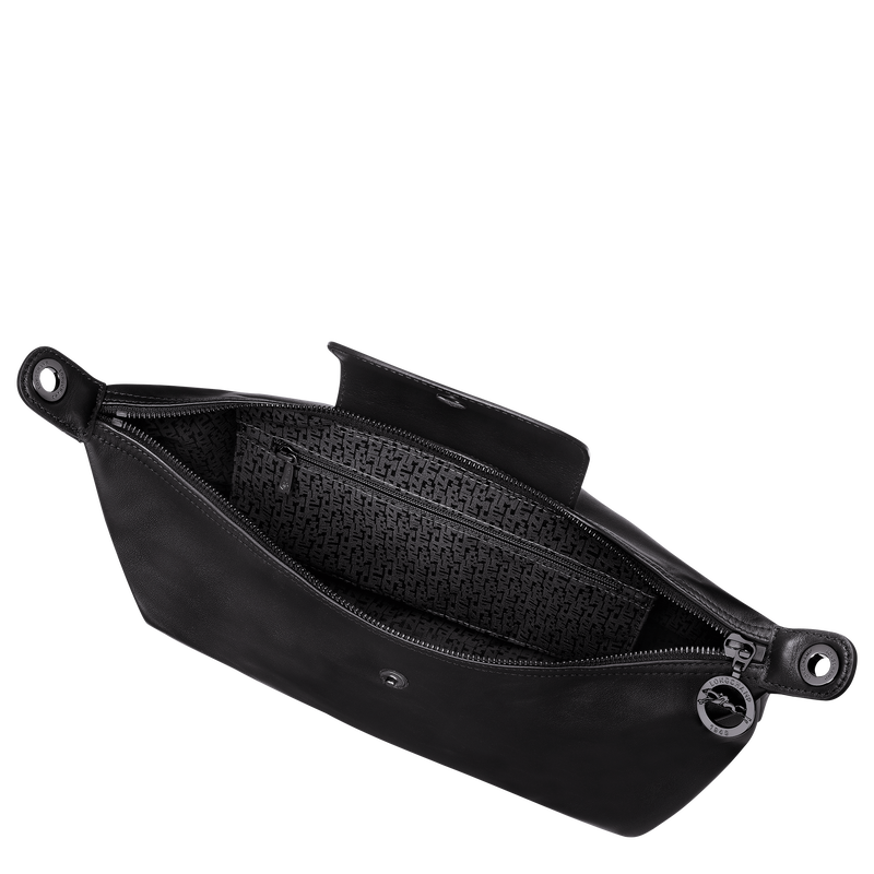 Le Pliage Xtra M Hobo bag Black - Leather