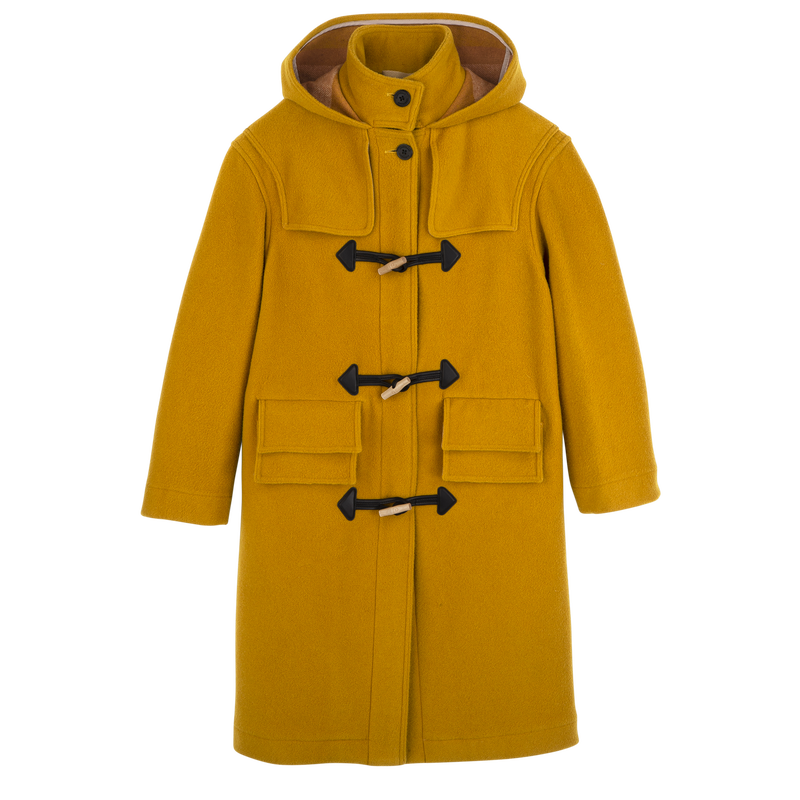 Duffle Coat Nutmeg - Double-faced wool cloth