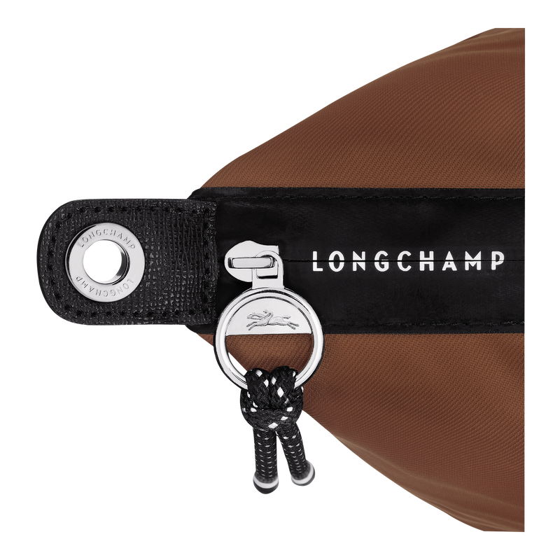 Le Pliage Energy L Handbag Chocolate - Recycled canvas