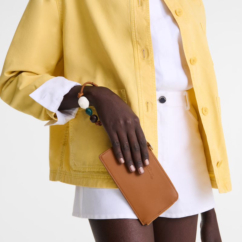 Le Pliage Xtra Pouch Cashew - Leather