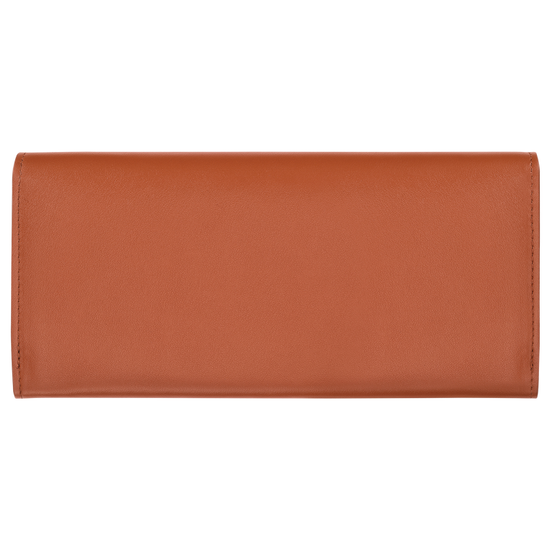 Le Roseau Long continental wallet Bark - Leather