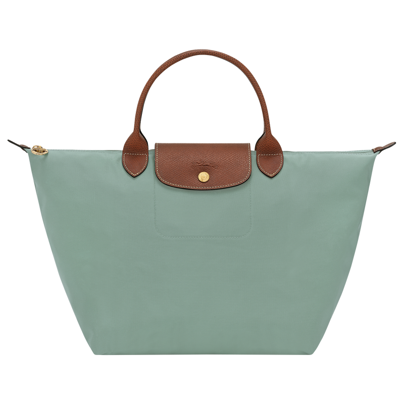Le Pliage Original M Handbag Celadon - Recycled canvas